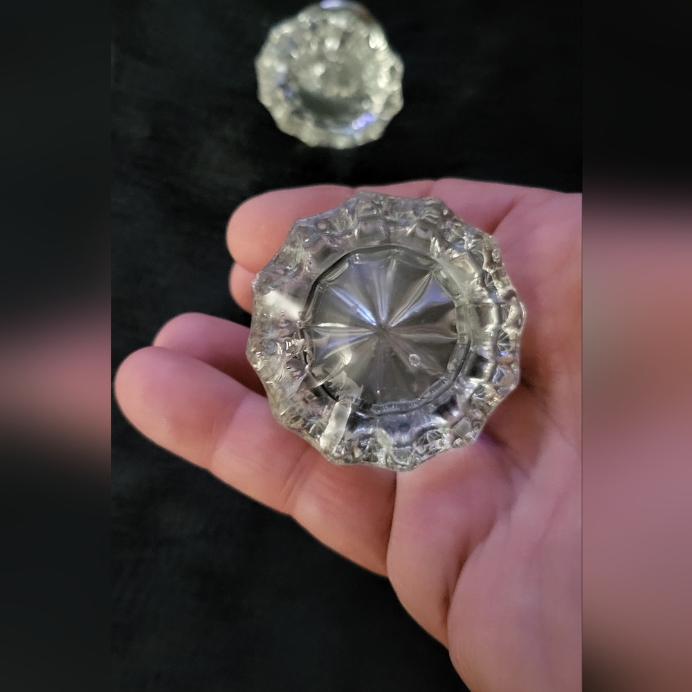Elegant Crystal Glass Door Knobs